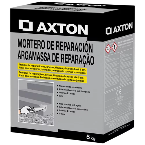 Mortero reparador axton 5 kg