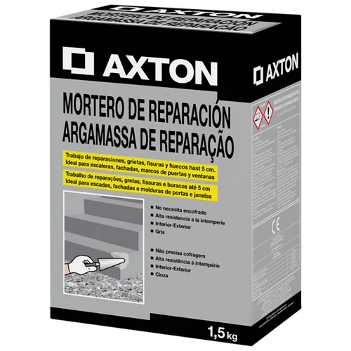 Mortero reparador axton 1,5 kg