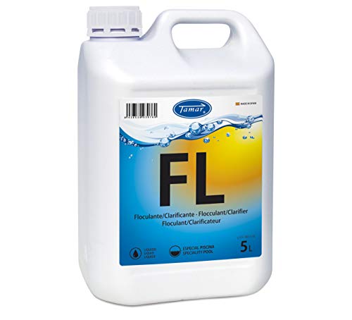 Floculante líquido Tamar para piscinas, 5 litros.