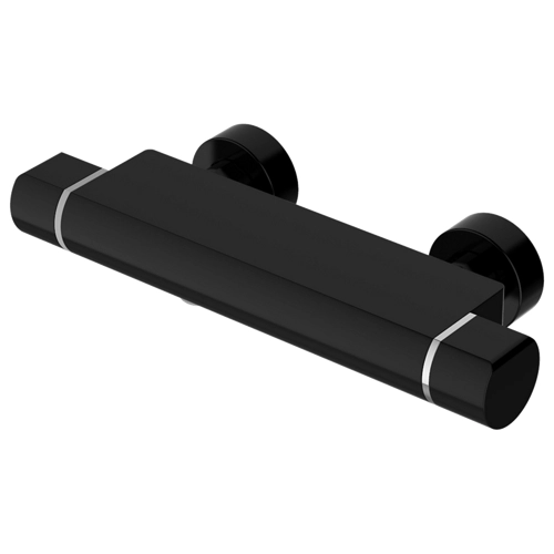 Grifo de ducha termostático Neo negro