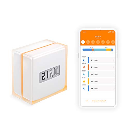 Netatmo NTH-ES-EC Termostato Inteligente Wi-Fi para caldera individual