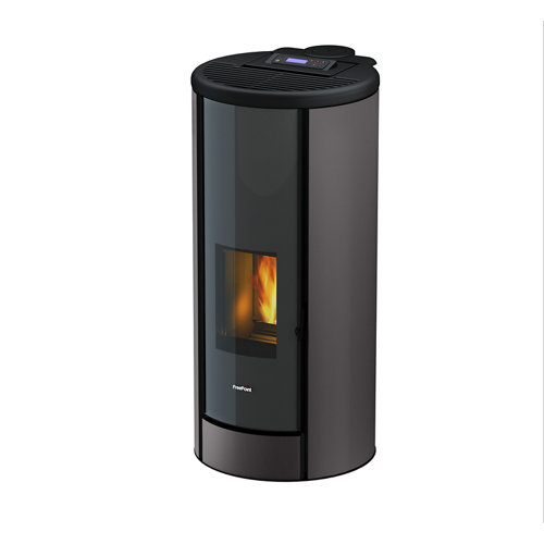 Estufa de pellets freepoint brisa wifi 8,67 kw plata