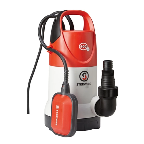 Bomba de achique de 500w de ley y caudal máximo de 11000,0 l/h