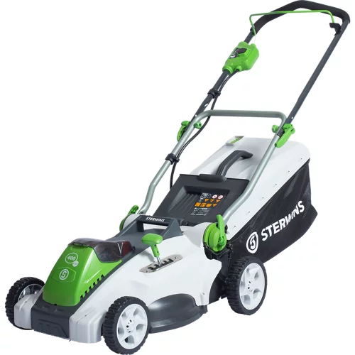 Cortacésped con batería sterwins 00li x-2 36v 4ah 40 cm ancho de corte