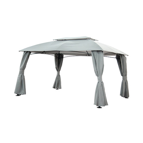 Pérgola metálica tokio beige 300x400 cm