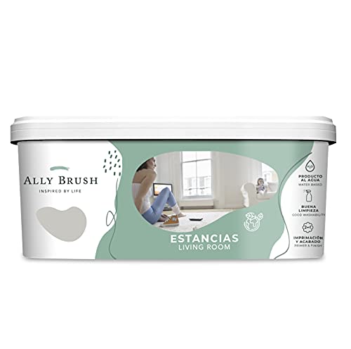 Ally Brush - Pintura interior para estancias de 3L y 10L (Blanco y colores)