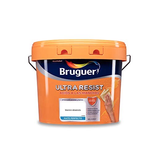 Bruguer ULTRA RESIST Pintura de pared ultralavable Blanco Absoluto 10 L