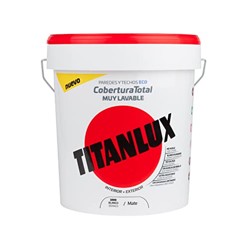 Titanlux Cobertura Total pintura para paredes Blanco 4L