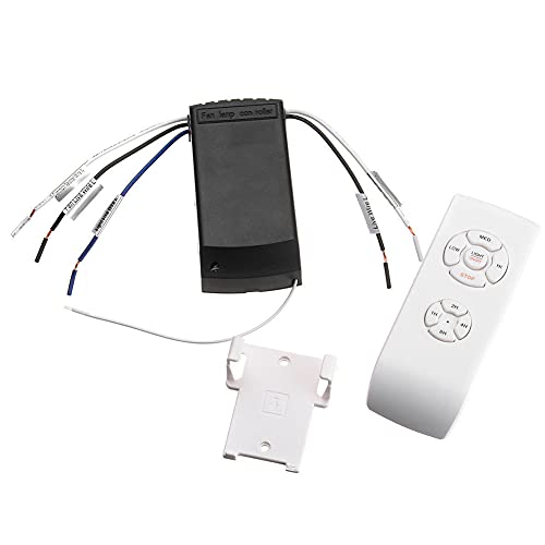 Kit de control remoto de ventilador de techo Cicony, control remoto de velocidad de sincronización de luz de ventilador de 110 V y 220 V