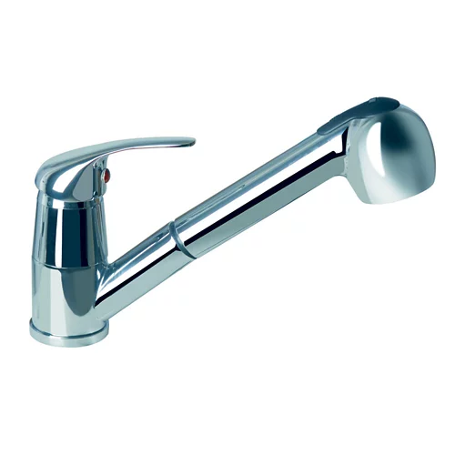 Grifo de cocina monomando con desagüe cromado