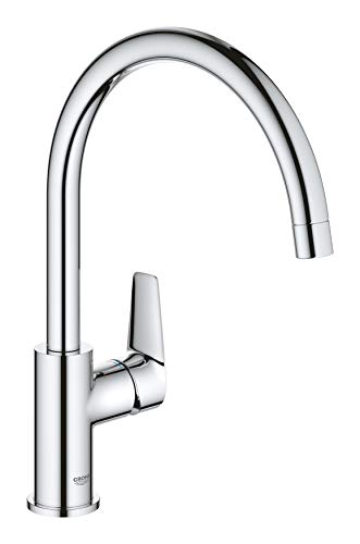 Grohe BauEdge - Grifo de cocina - Grifo de 1/2 fregadero