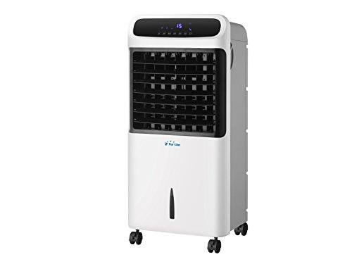 PURLINE Climatizador evaporativo Ventilador digital de 80 W con calentador de 1000/2000 W, humidificador-ionizador-enfriador Todo en 1 RAFY 95