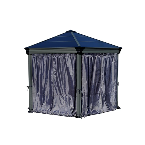 Juego de cortinas pérgolas monaco y roma 5,1 m² palram