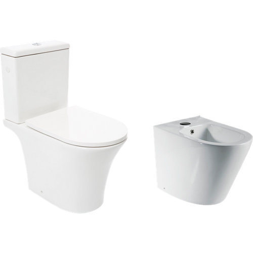 Paquete de inodoro Sensea Smooth con tapa acolchada