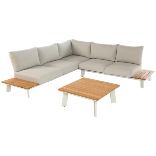 Conjunto de muebles de exterior de aluminio Aruba para 5 personas