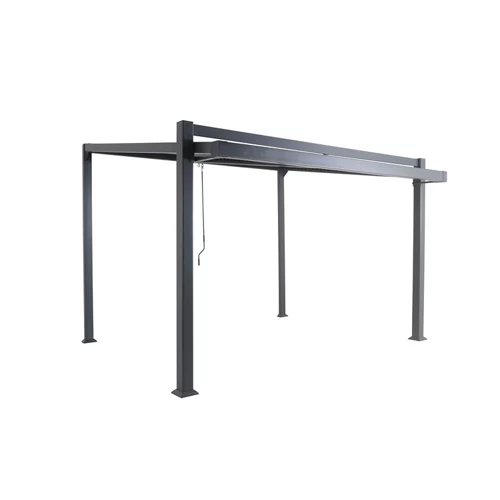 Pérgola de aluminio odyssea gris 319x380 cm