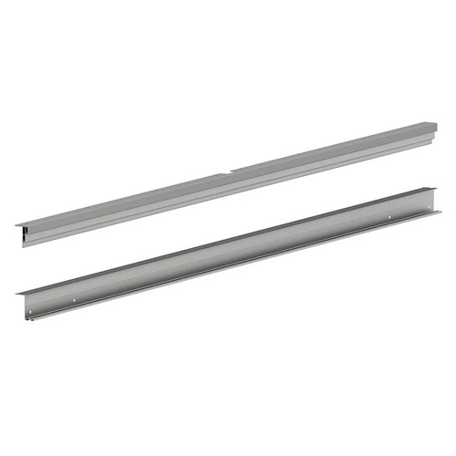 Kit guía para 3 puertas correderas spaceo 4,2x236,6x0,15 cm