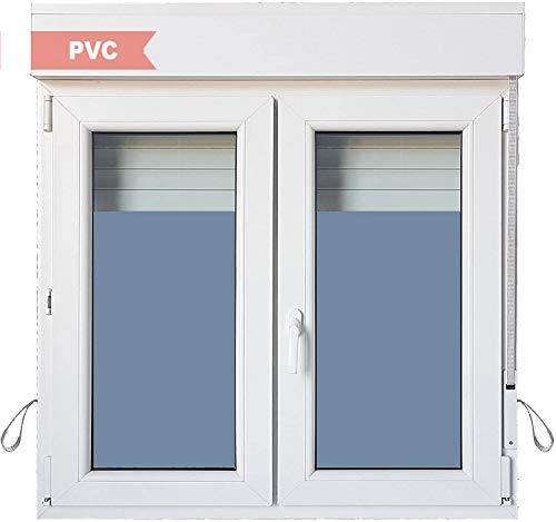 Windowsstock PVC 1200x1155 práctico oscilobatiente 2 hojas con persianas PVC