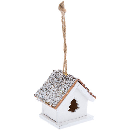 Colgante casita con nieve 4 cm