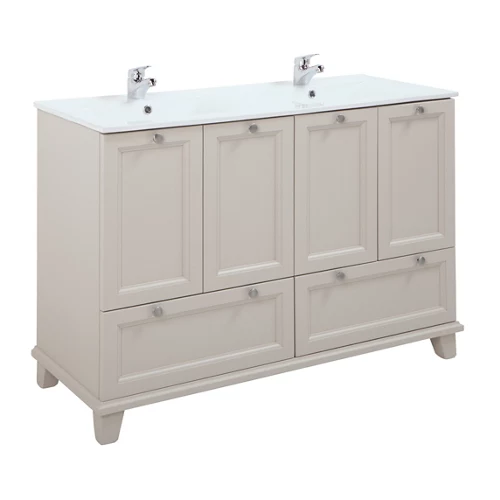 Mueble de baño Unique perla 125 x 48 cm
