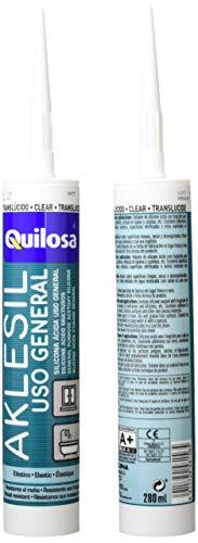 Quilosa T058156 Aklesil Silicona, Transparente, 280 ml
