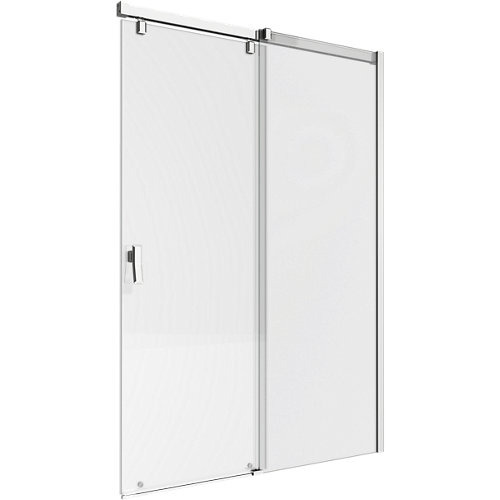 Mampara corredera Neo transparente con perfil cromado 140x200 cm