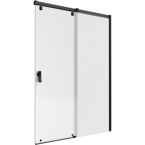 Frontal neo transparente perfil negro 140x200 cm
