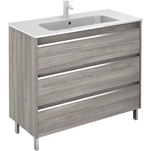 Nuevo mueble de baño beta gris 100 x 45 cm