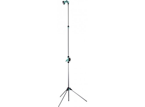 DUCHA DE JARDÍN 175-229CM CON TRÍPODE NATUUR METAL / PLÁSTICO NT110407