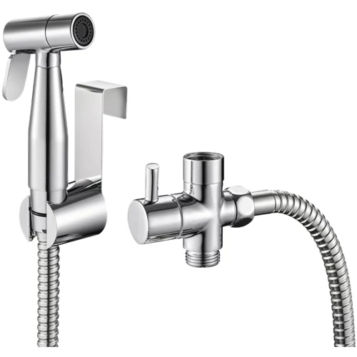 Rousseau WC agua fría ducha fácil cromo 150 cm