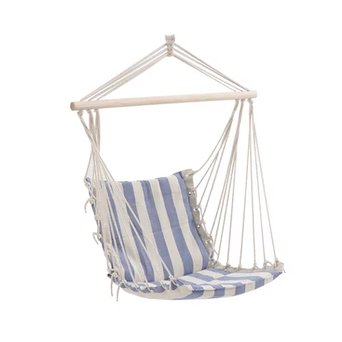 Silla colgante exterior material azul marino 47x90 cm