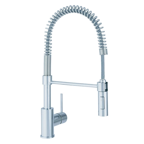 Grifo monomando de cocina con desagüe cromo delinia thomas