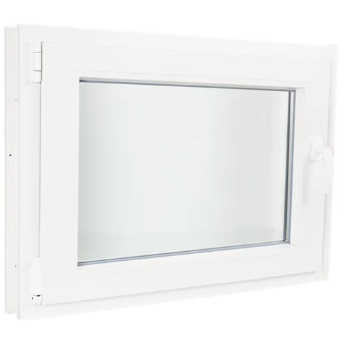 Cristal basculante pvc blanco derecho 100x60 cm