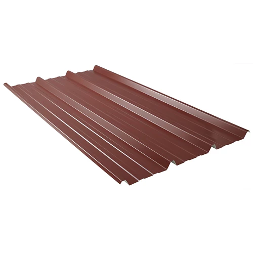 Placa metálica acanalada 1045 roja 2060x2500 mm