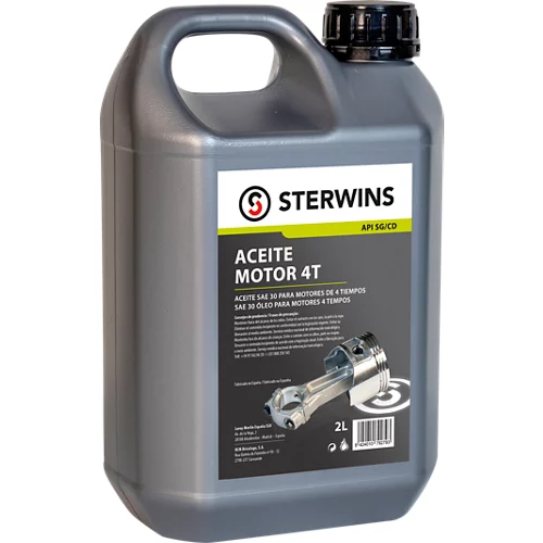 aceite de motor sterwins para motor de 4 tiempos 2 litros