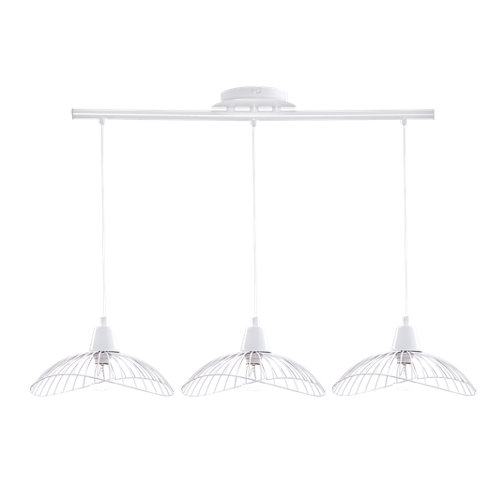 Plafón Kastelli 3 luces blanco