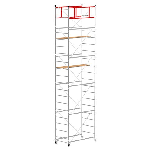 Andamio de acero con una altura de trabajo de 7,35 m - Modèle TERNO 1 - Made in Italy - SCEDIL