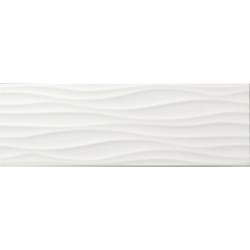 Baldosa cerámica Frosty 30x60 blanco brillo 3d artens organic