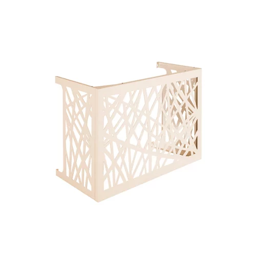 Rejilla aire acondicionado exterior crema 102x78x50 cm