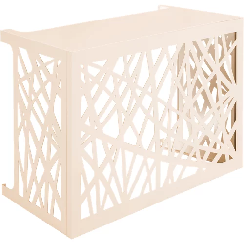 Rejilla aire acondicionado exterior crema 102x78x50 cm