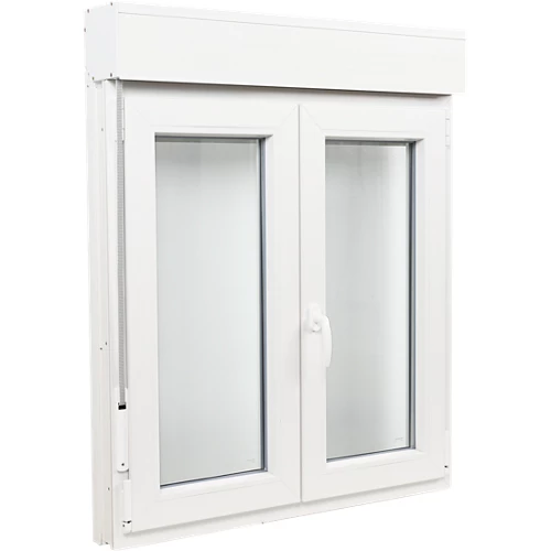 Ventana de persiana basculante de pvc blanco 120x135 cm