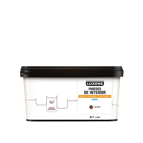 Pintura interior blanca Luxens 4l
