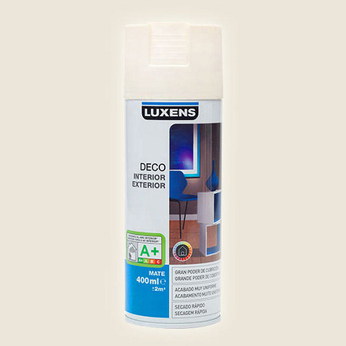Vopsea spray luxens blanco marfil mate 0,4l