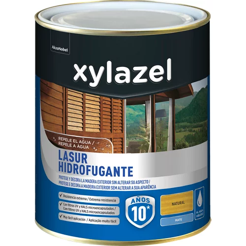 Xylazel protector de madera mate hidrófugo 750 ml natural