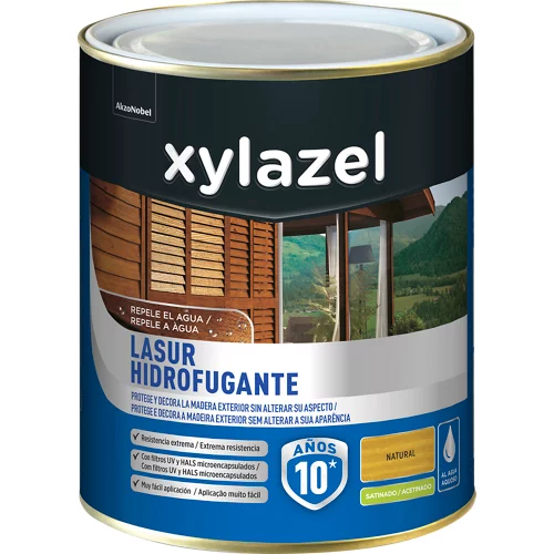 Hidrofugante Xylazel satinado madera protector 750 ml natural