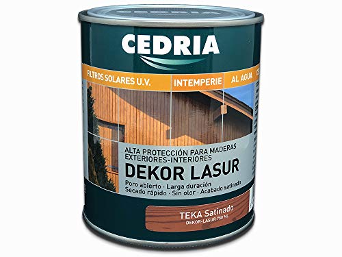 Protector exterior para madera TEKA Tinte al agua Cedria Dekor Stain 750 ml