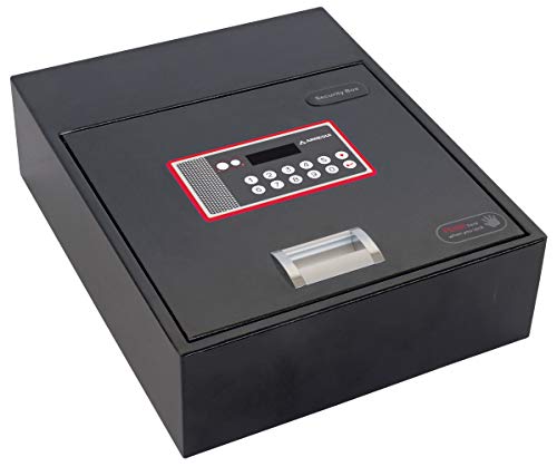 Arregui 20000-S7 - Caja fuerte motorizada para instalación oculta en armarios rodapiés, 10L, 310x110x 380mm, Negra