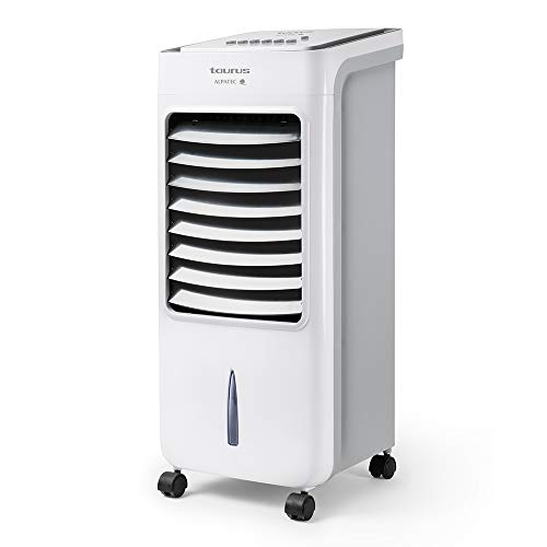 Ventilador humidificador Taurus R850, 3 velocidades y modos, temporizador de 7 horas, 7 l, control remoto, 1 W, 1 centímetro cúbico, 1 decibelio, plástico, individual