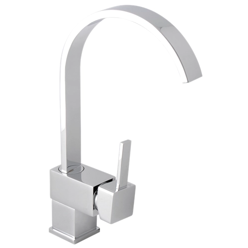 Marco de grifo de lavabo de mamolita cromada