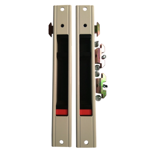 Cerradura de ventana corredera para mortero de aluminio blanco